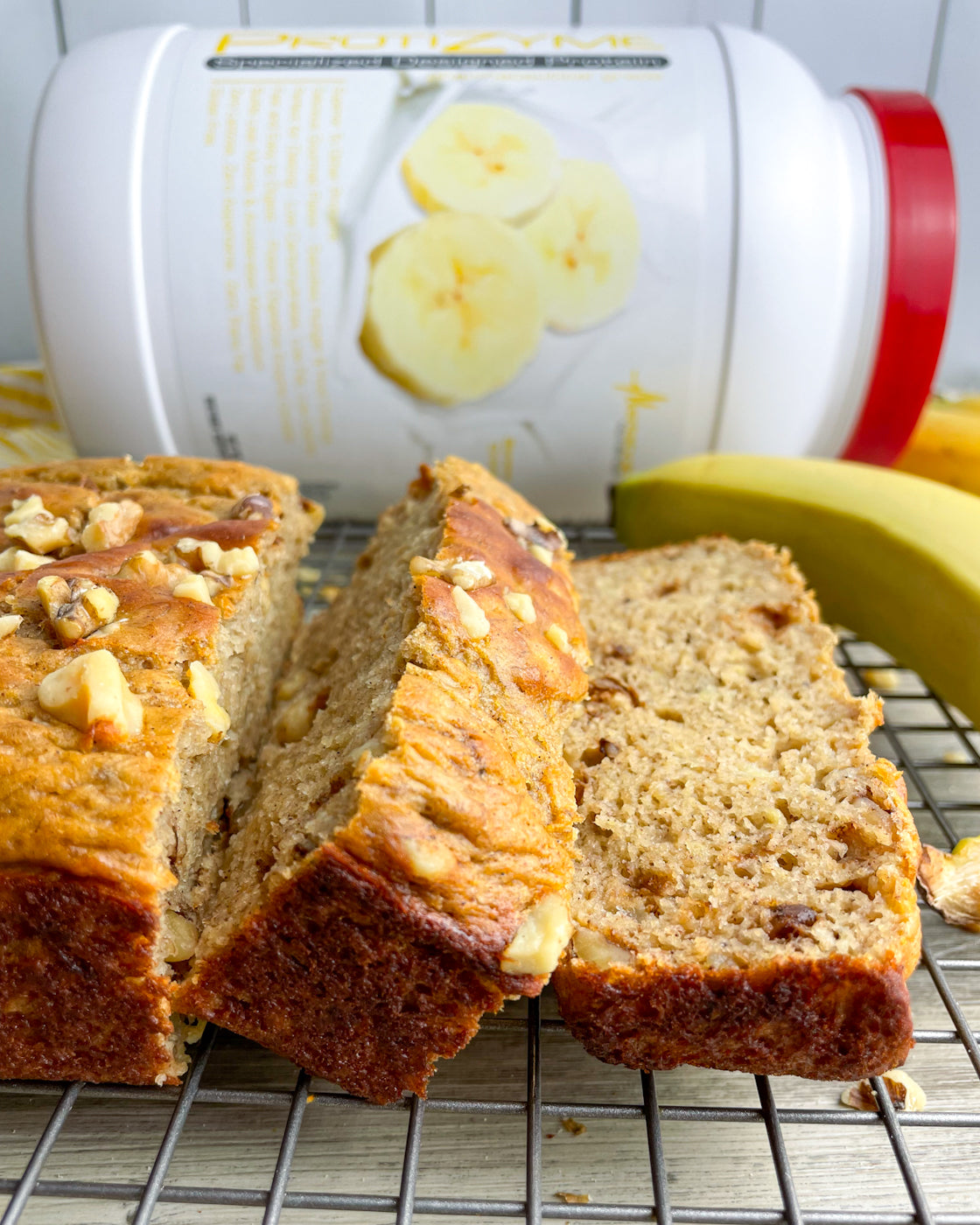 Banana Walnut Protein Bread