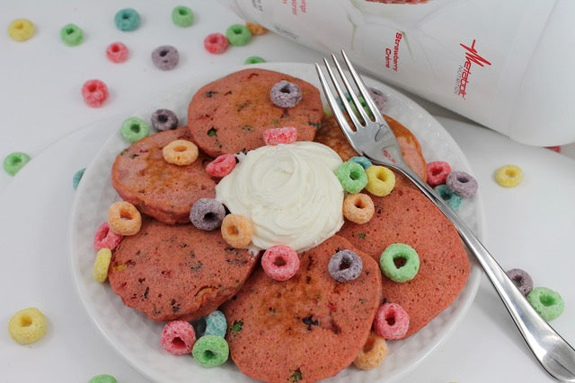 FRUIT LOOP PROTEIN PANCAKES