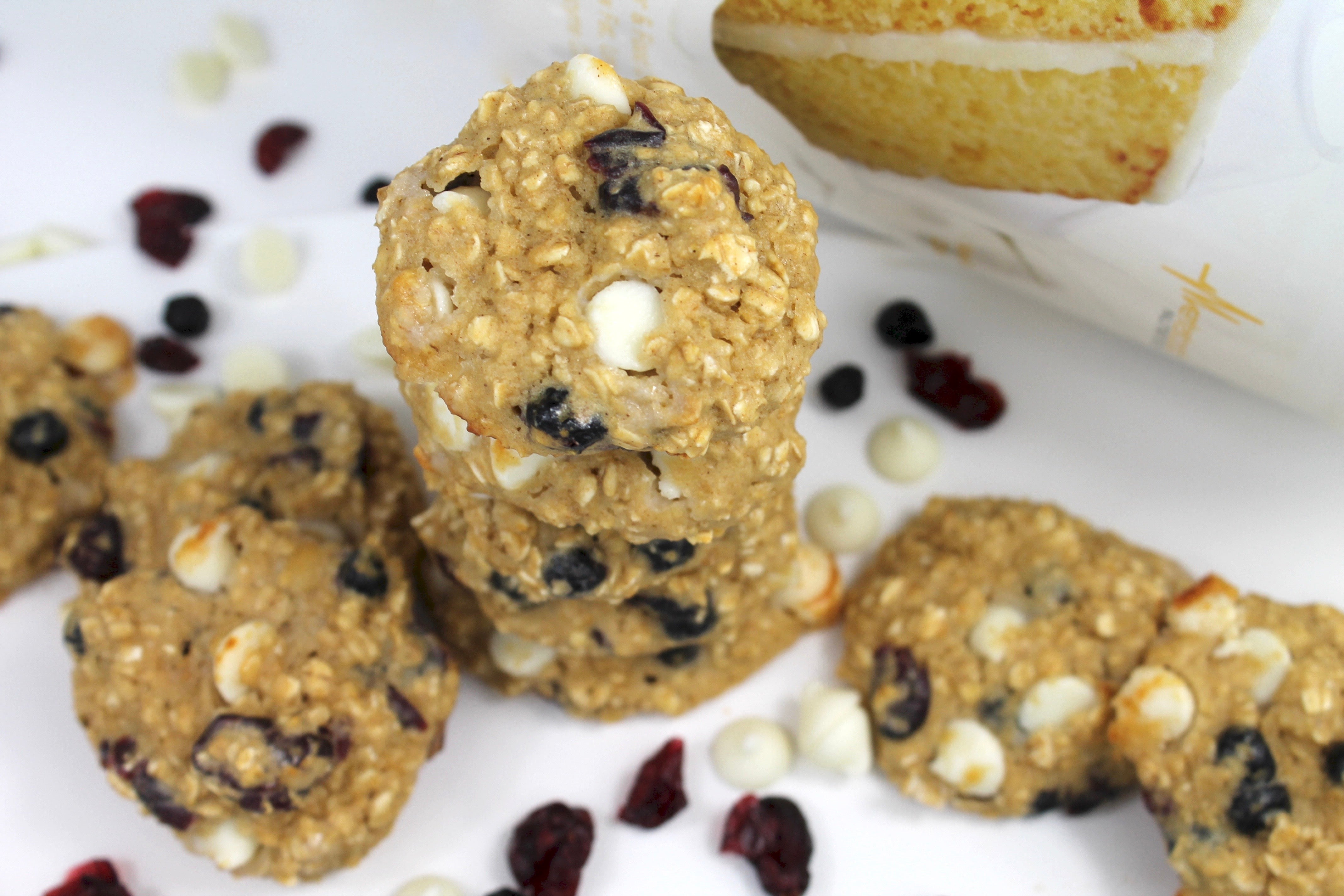 Cranberry White Chocolate Blueberry Cookies