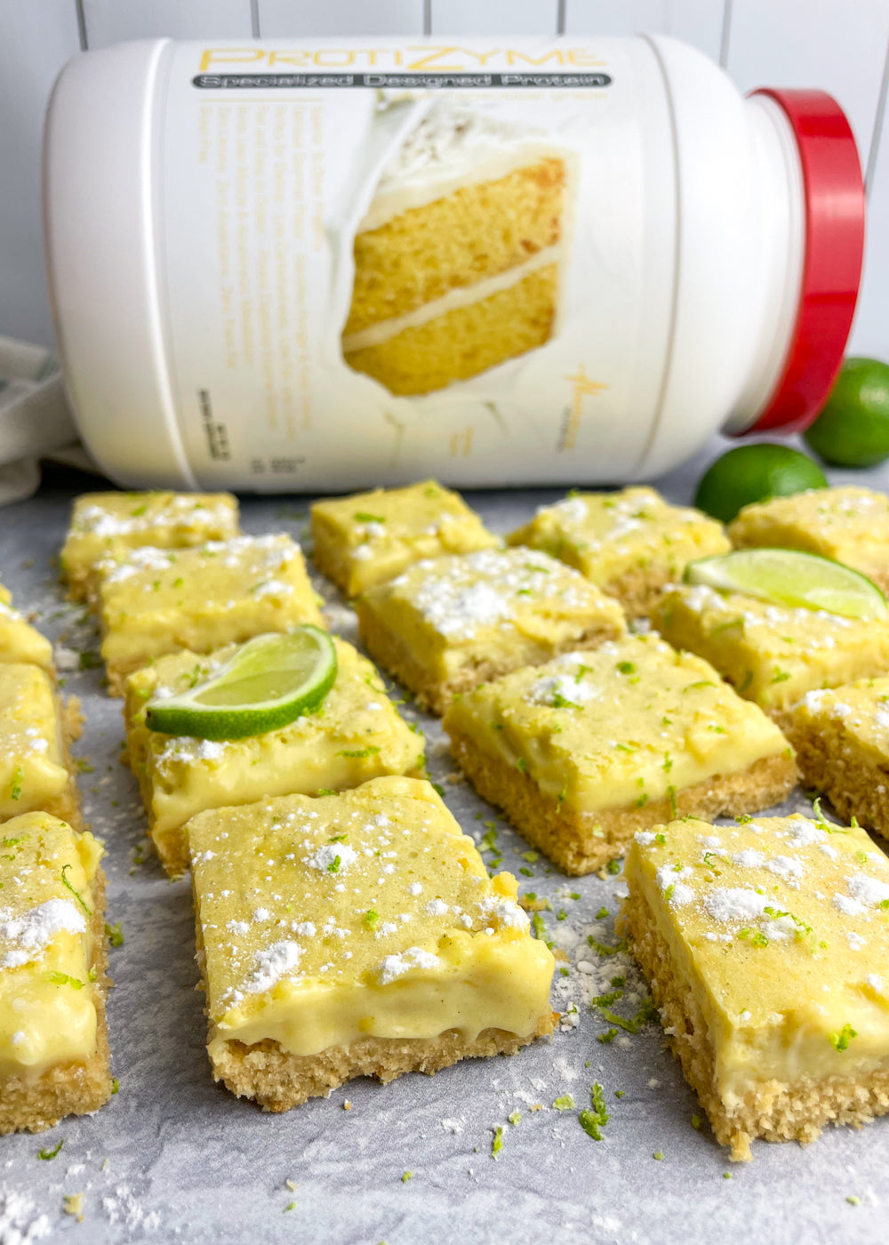 Key Lime Protein Bars