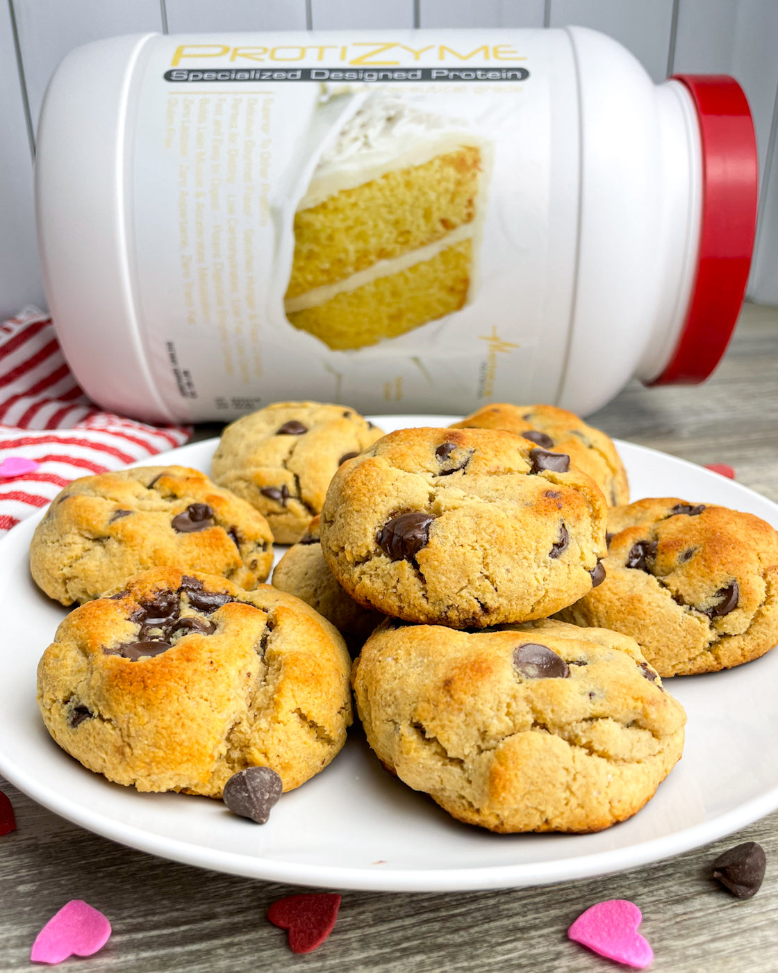 Nutella Stuffed Protein Cookies