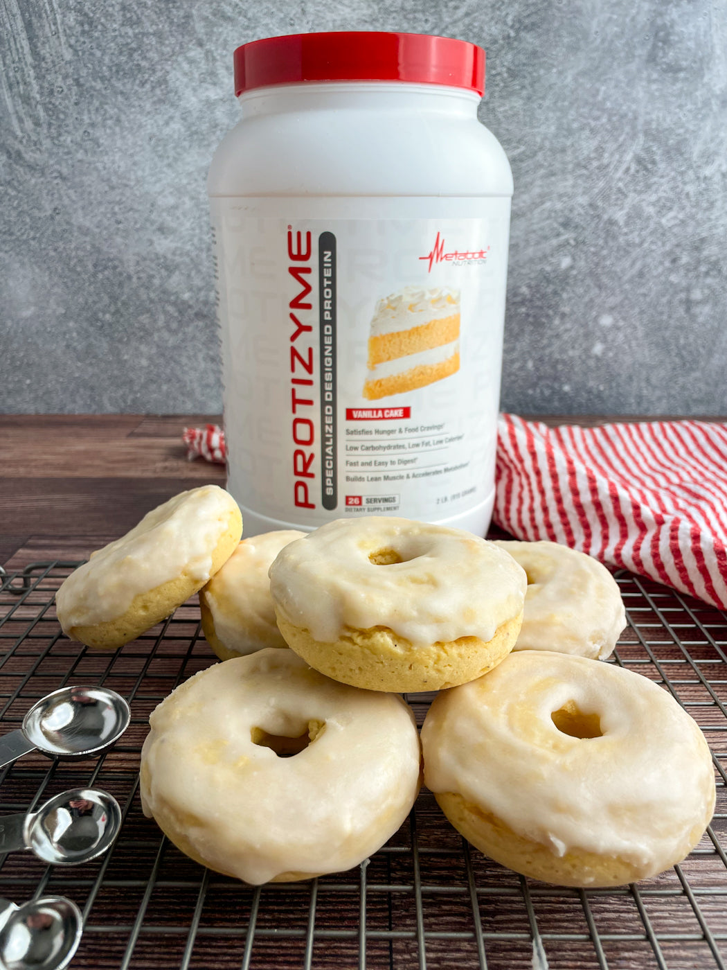 OLD FASHIONED PROTEIN DONUTS