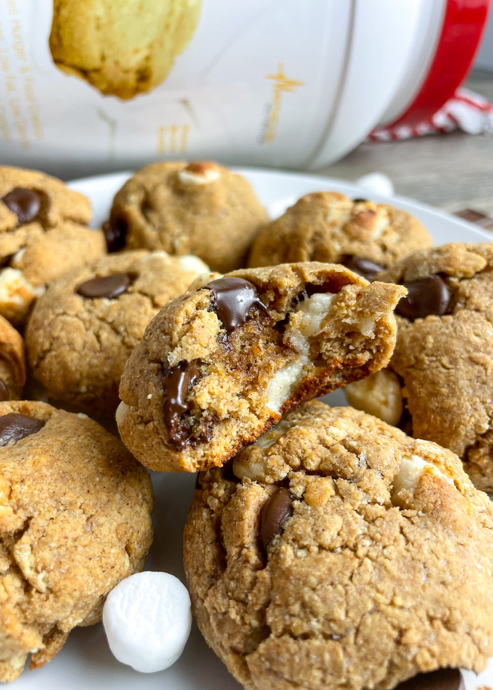 S’mores Protein Cookies