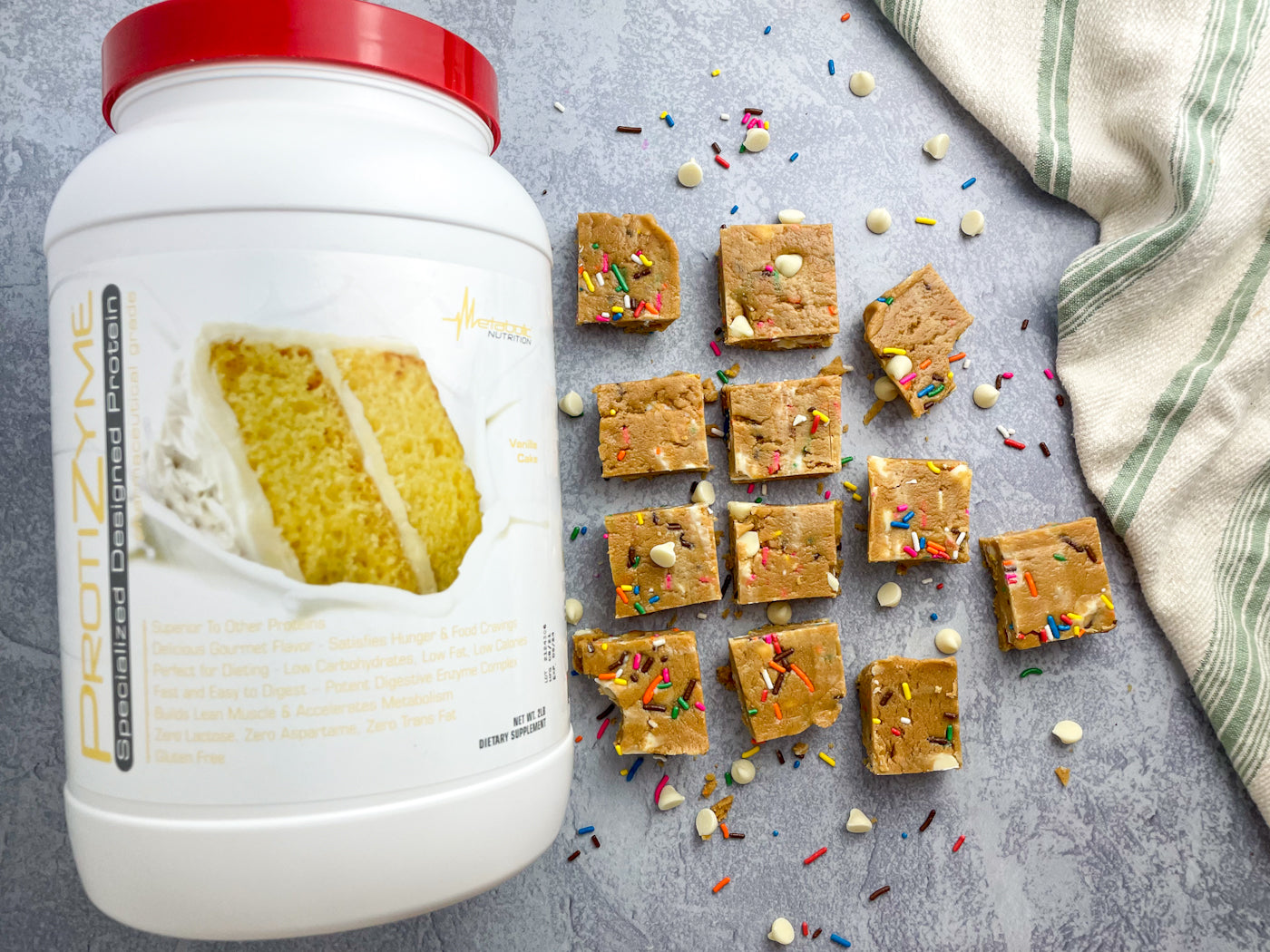 Sugar Cookie Protein Fudge