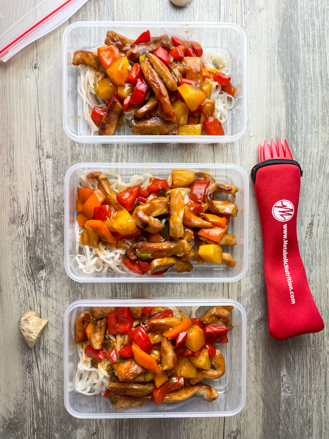 Sweet Sour Pork Noodles