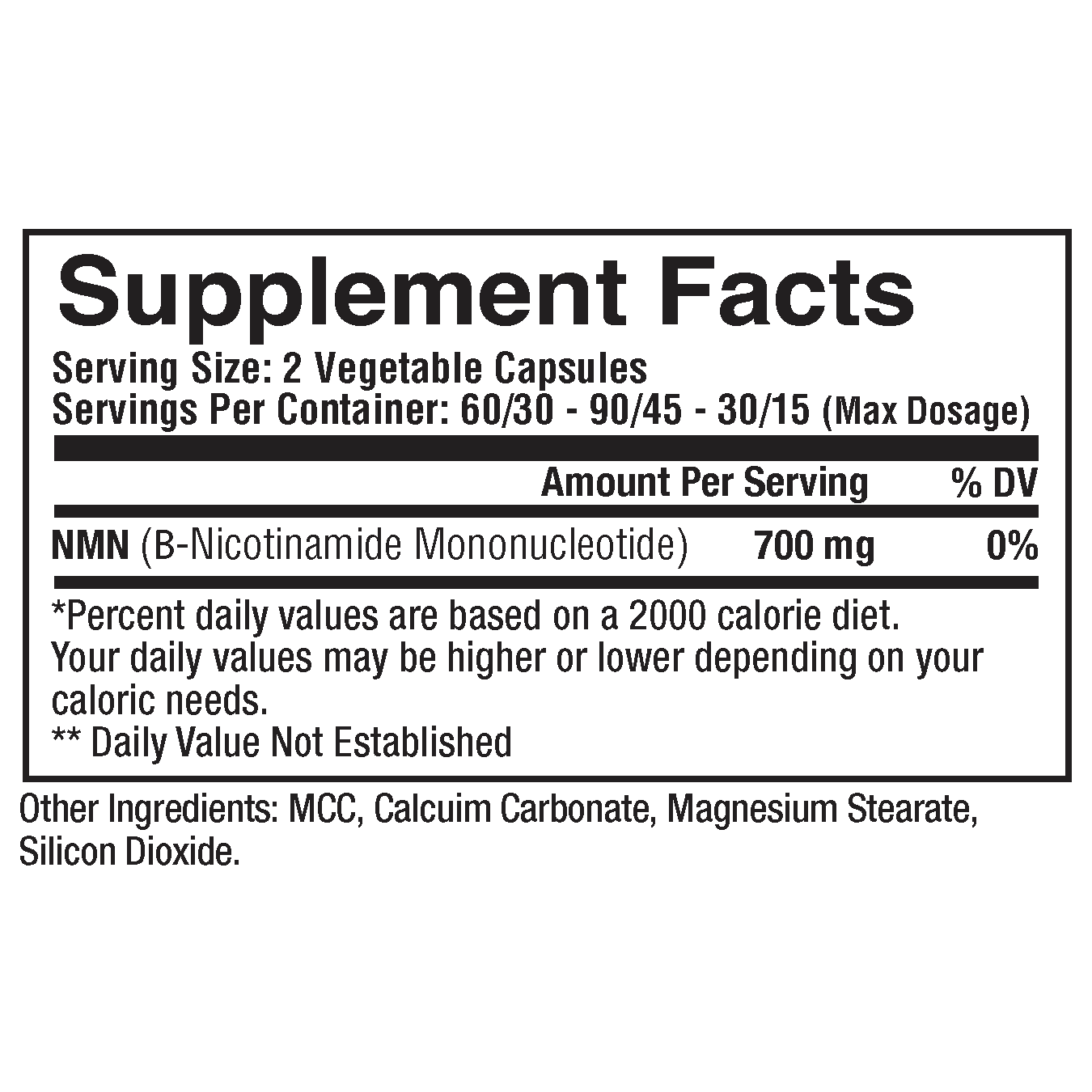 NMN (B-Nicotinamide Mononucleotide)