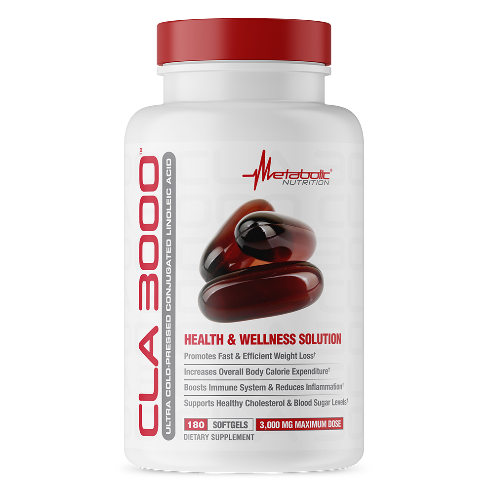 CLA 3000, 180 softgels. Ultra Cold Pressed Conjugated Linoleic Acid. Health and Wellness Solution.